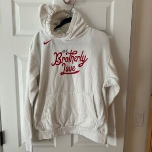 Authentic NBA Nike Philadelphia 76ers Men’s White Hoodie City Edition